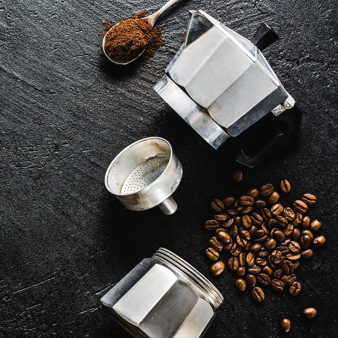 Crop Coffee Moka Pot Aluminum 600ml