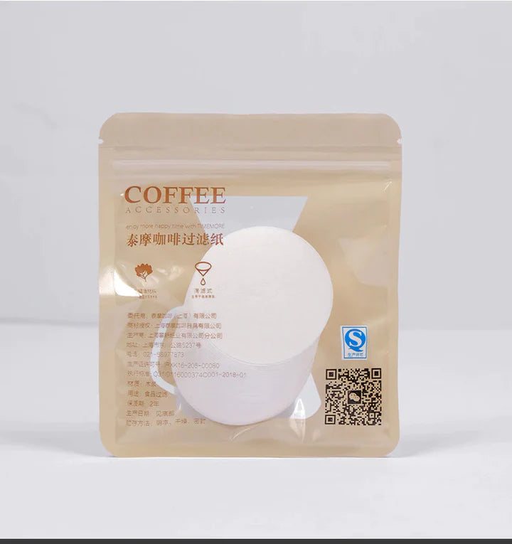 Timemore 100 Pieces Paper Filter For Ice Dripper