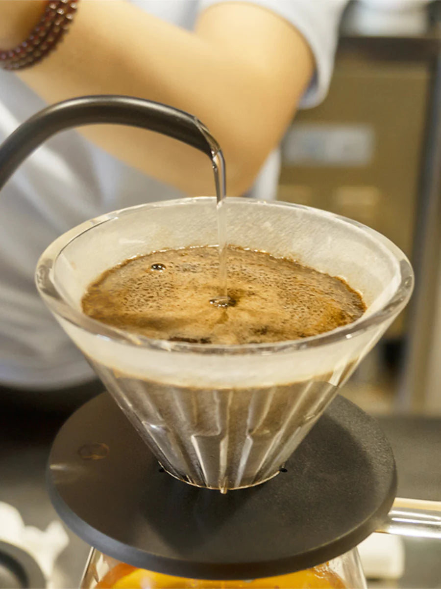 Timemore 02 Crystal Eye Glass Dripper PC Holder - Black