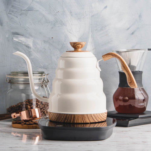 Crop 1L Gooseneck Electrical Coffee Kettle