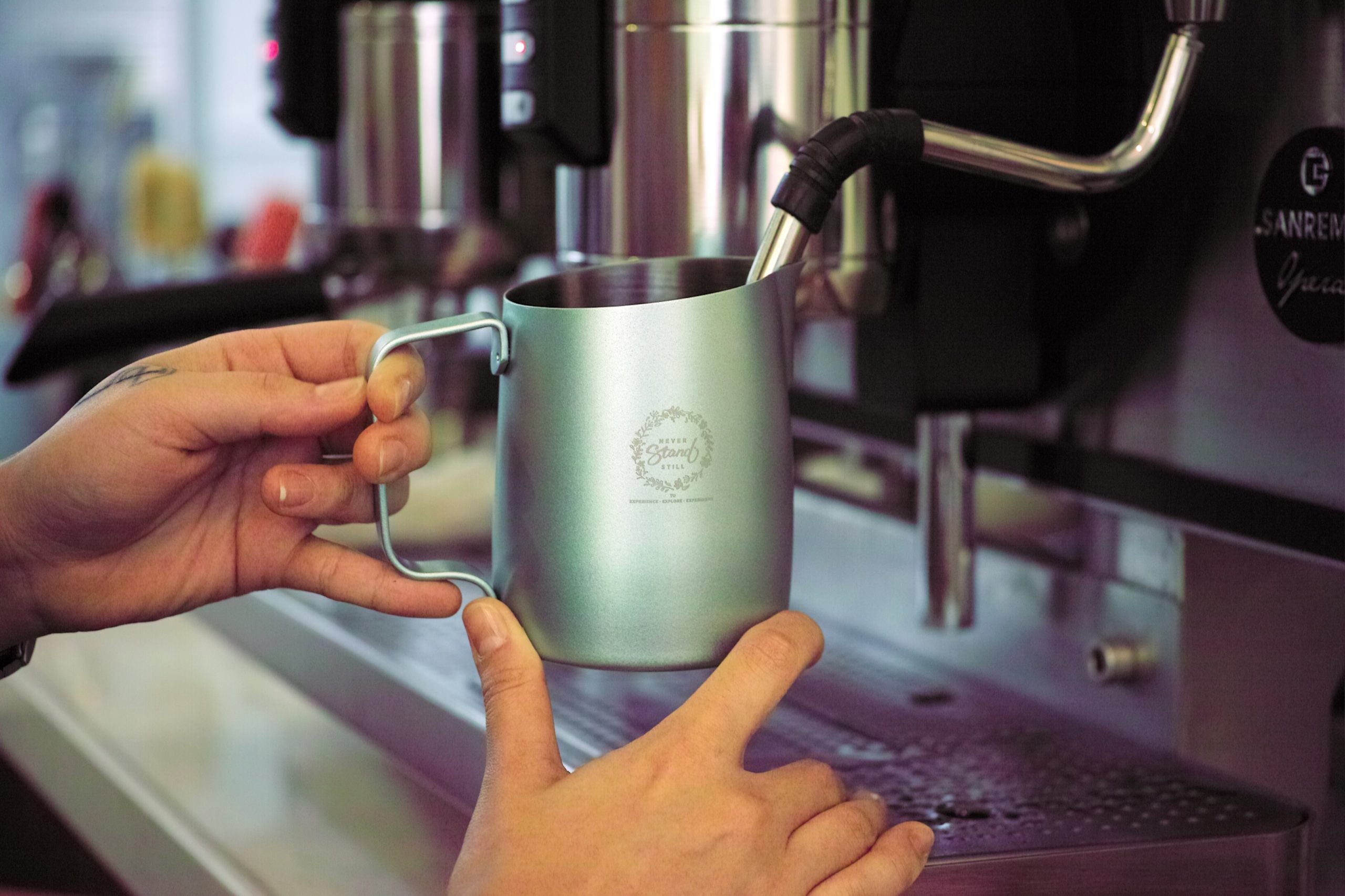 WPM 500ml Light Green Milk Pitcher Long Spout