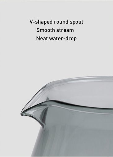 Timemore 360ml/ 600ml Coffee Server Transparent Black