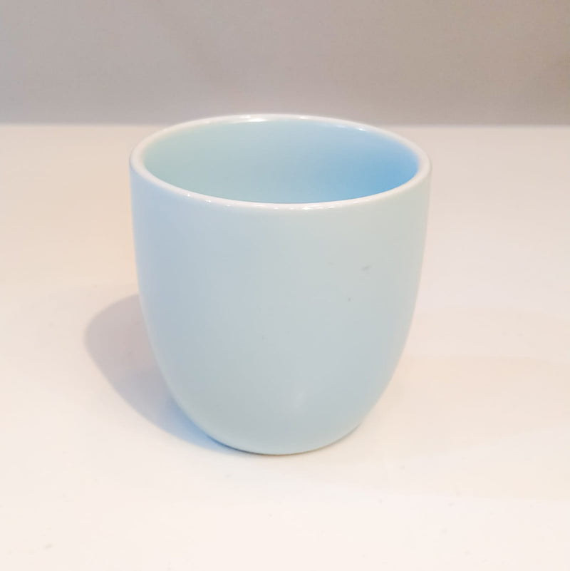 Crop 225ml Pastel Blue Coffee Cup