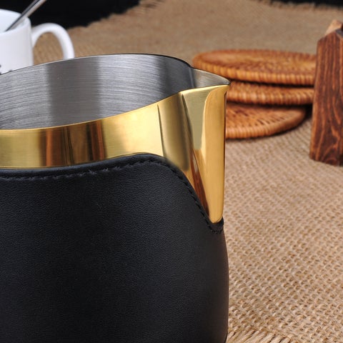 Barista Space Handless Milk Pitcher Jug Gold/Black 450ml