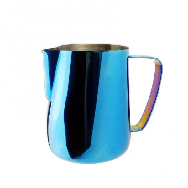 Crop Stainless Steel Coffee Milk Pitcher Blue 350ml