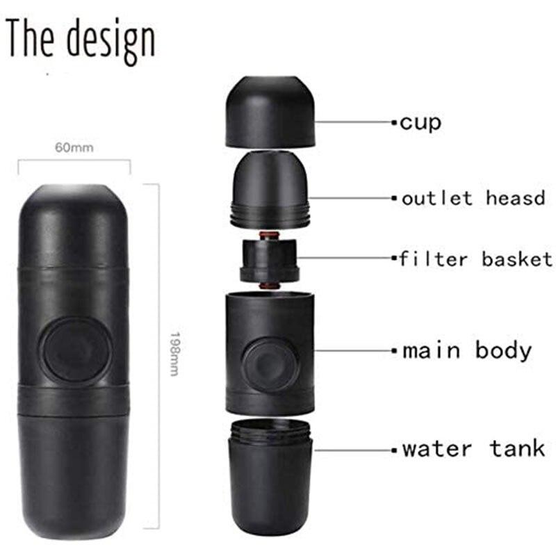 Crop Mini Portable Espresso Manual Hand Coffee Maker