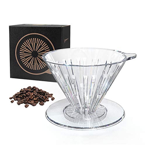 Timemore 02 Crystal Eye Dripper Transparent White