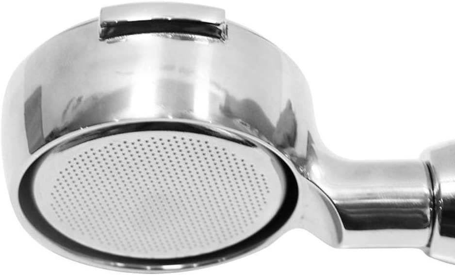 Crop 58mm Stainless Steel Bottomless Portafilter  Black