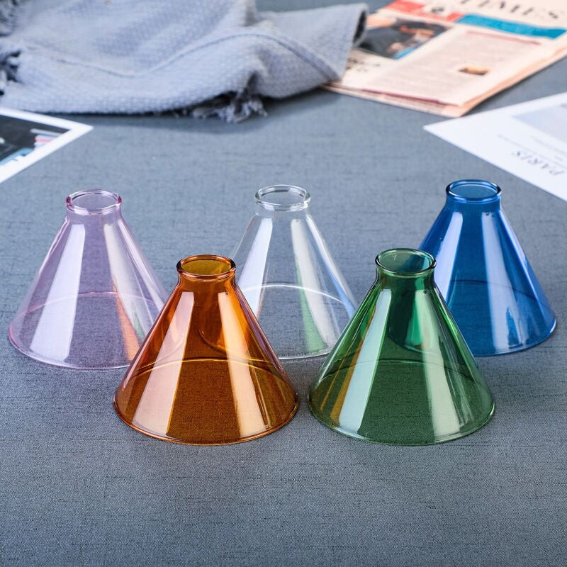 Crop 02 V60 Glass Coffee Dripper with Wooden Holder