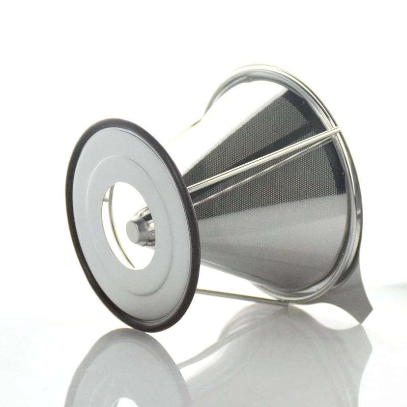 Crop V60 Coffee Stainless Steel Reusable Dripper 02