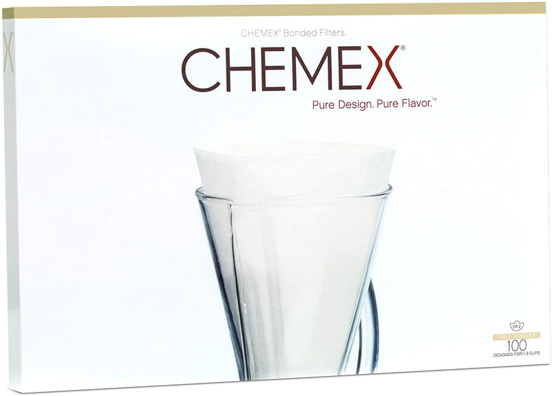 Chemex Half Moon 100pk 3 Cup Filters