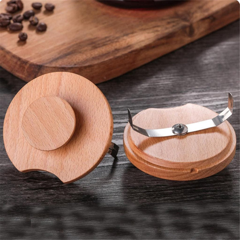 Crop V60 Coffee Server With Wooden Handle 400ml