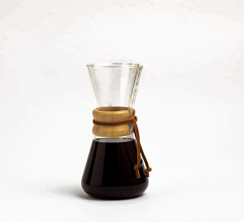 Crop 600ml Chemex Classic Glass Coffee Pot Wooden Handle Heat Resistant