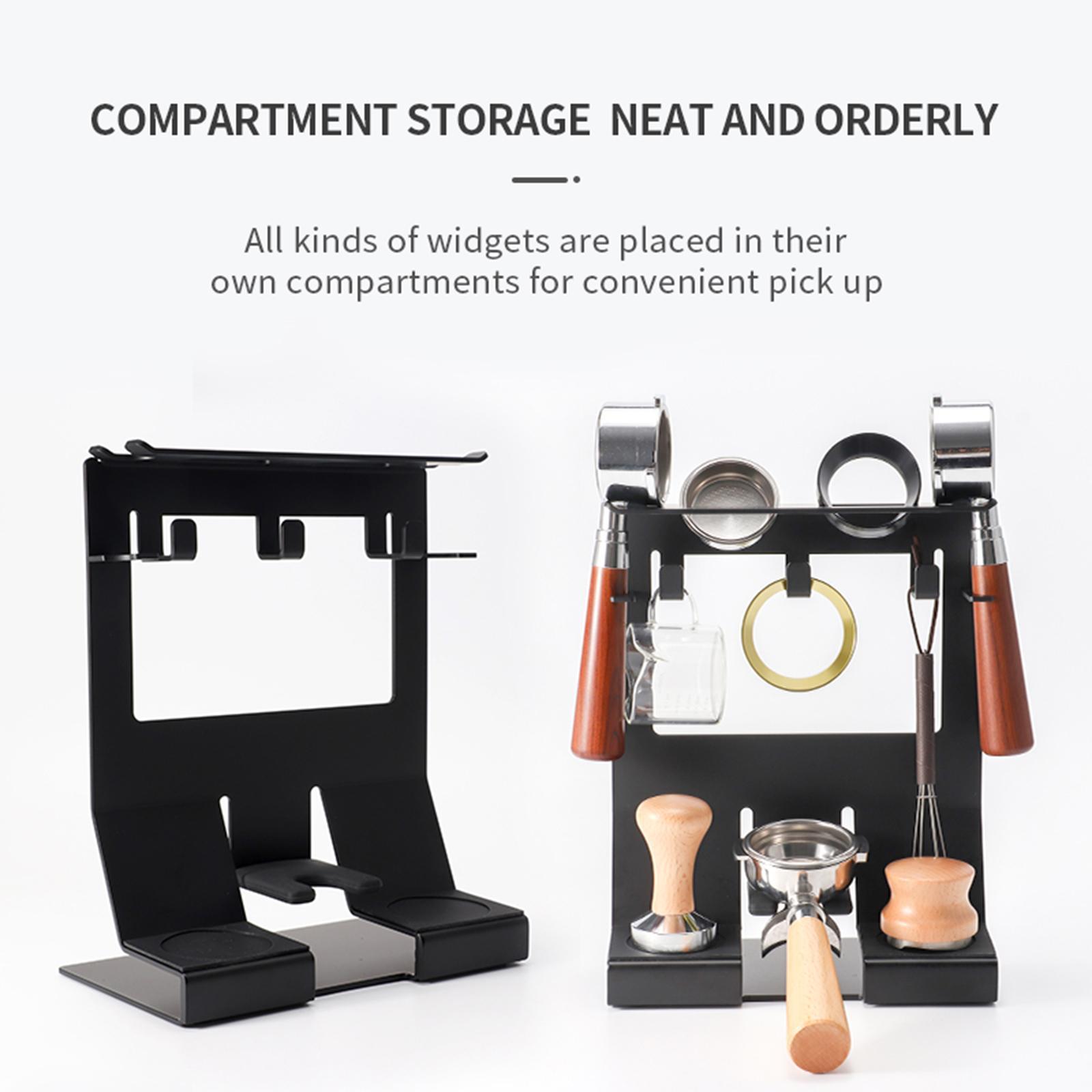 Crop Coffee Bar Tool Stand Rack