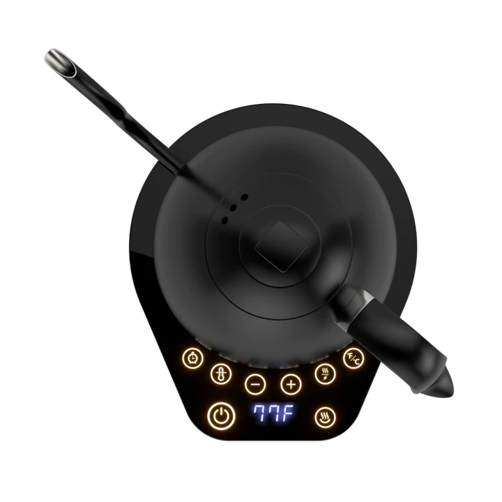 Brewista 600ml Artisan Gooseneck Kettle - Black with Black Base