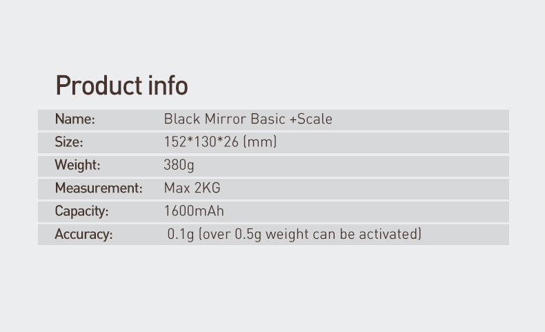 Timemore Black Mirror Basic Plus Scale - White - Saraya Coffee Roasters -  UAE