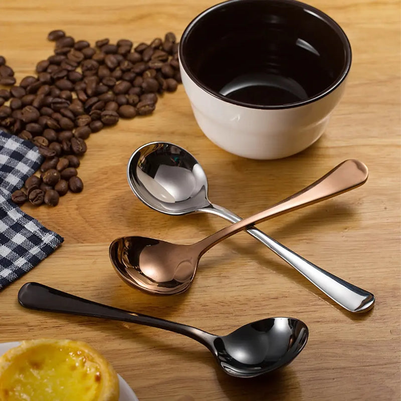 Crop Novel Design Stainless Steel Coffee Spoons