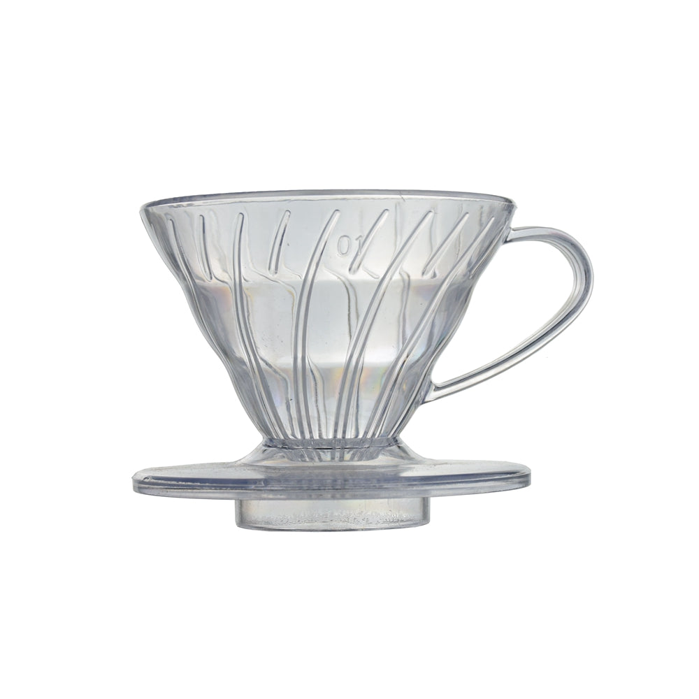 Crop 01 V60 Coffee Clear Plastic Dripper