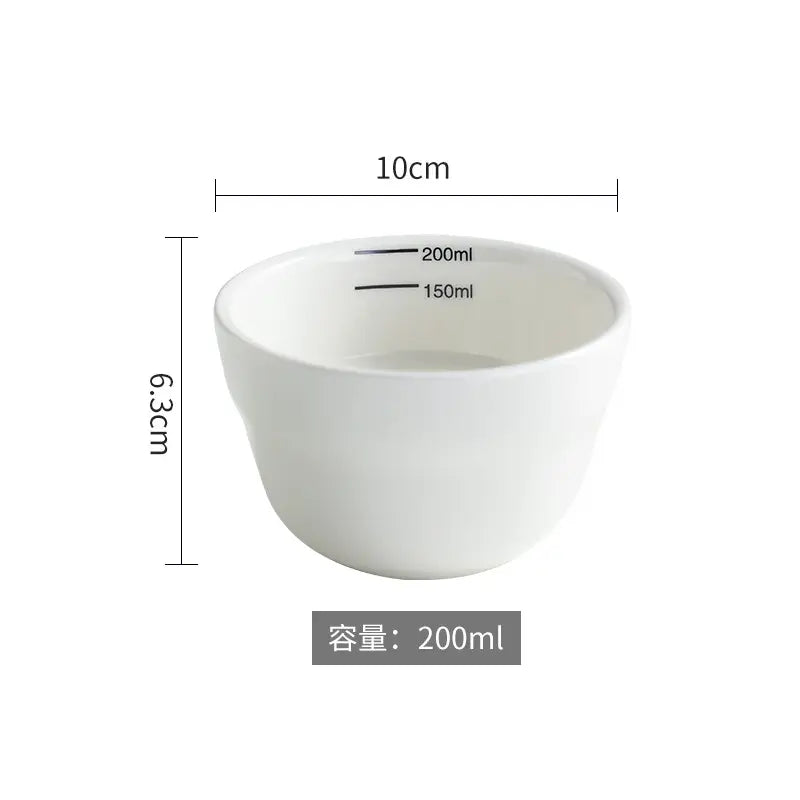 Crop 200ml  Cupping Bowl White