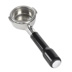 Crop 58mm Stainless Steel Bottomless Portafilter  Black