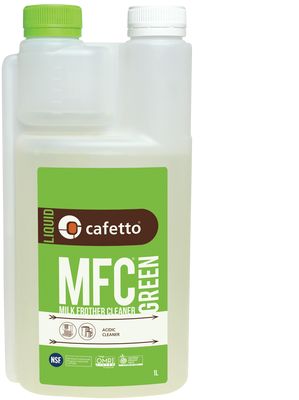 Cafetto MFC Green, Milk Frother Cleaner For Organic Systems. 1L