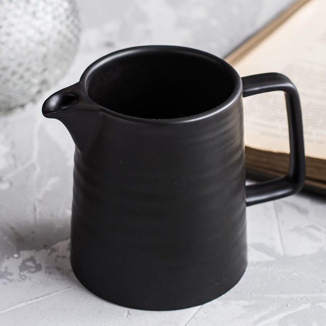 Crop 02 Ceramic V60 Coffee Set Black