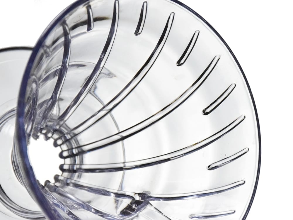 Crop 02 V60 Coffee Clear Plastic Dripper