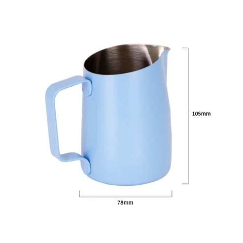 WPM 450ml Sky Blue Milk Pitcher Round Spout