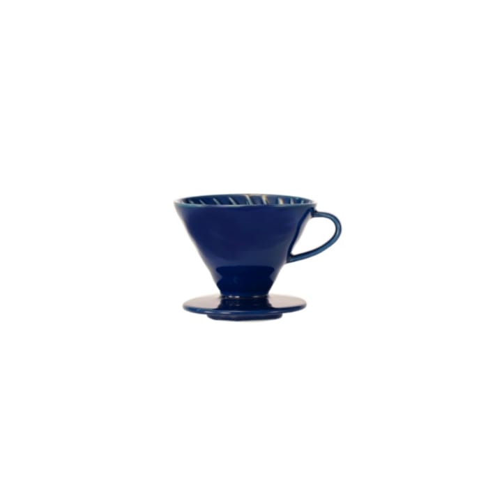 Crop V60 Ceramic Coffee Dripper Blue, Model: 01/02