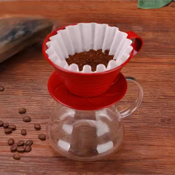 Crop Kalita Wave White Paper Filters 1-2/2-4 Cups, 50 Sheets