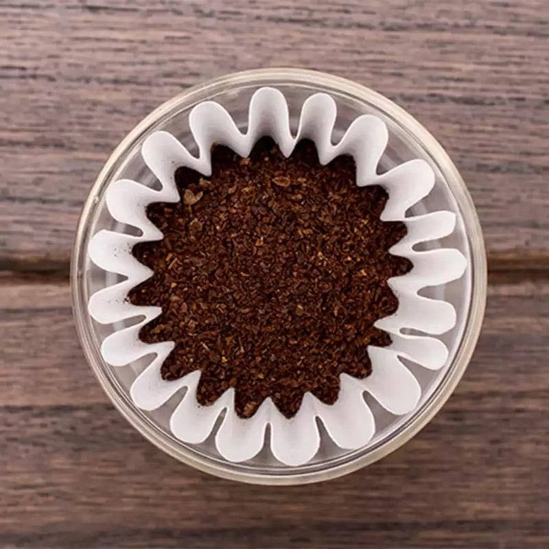 Crop Kalita Wave White Paper Filters 1-2/2-4 Cups, 50 Sheets