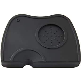 Crop 12.5x17.5cm Silicone Corner Mat, Tamper Mat Coffee