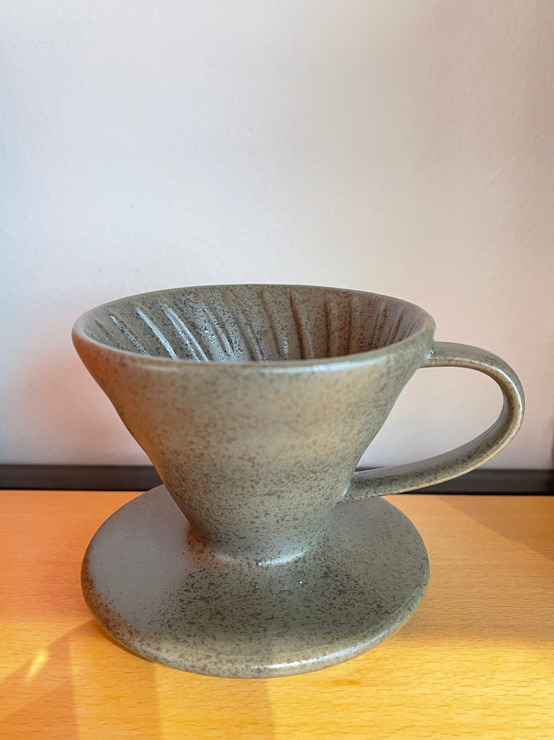 Crop V60 Ceramic Coffee Dripper Granite, Model: 01/02