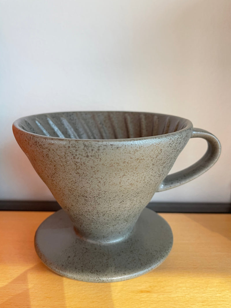 Crop V60 Ceramic Coffee Dripper Granite, Model: 01/02