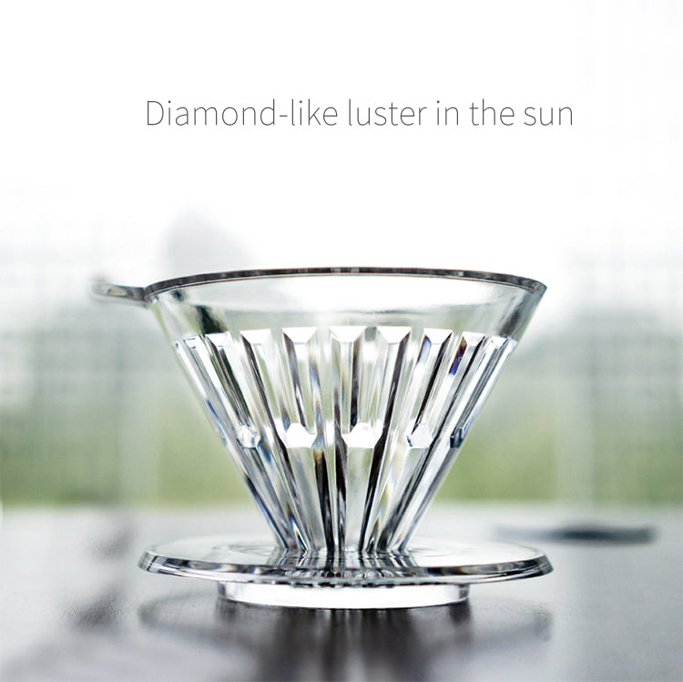 Timemore 00 Crystal Eye dripper Transparent White