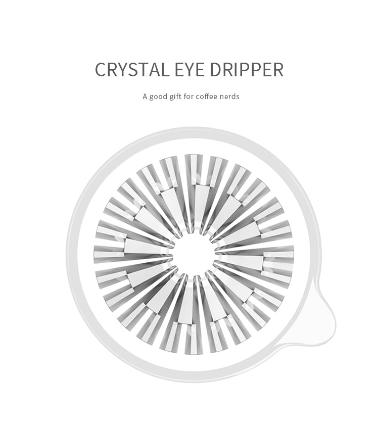 Timemore Crystal Eye dripper Transparent White 00