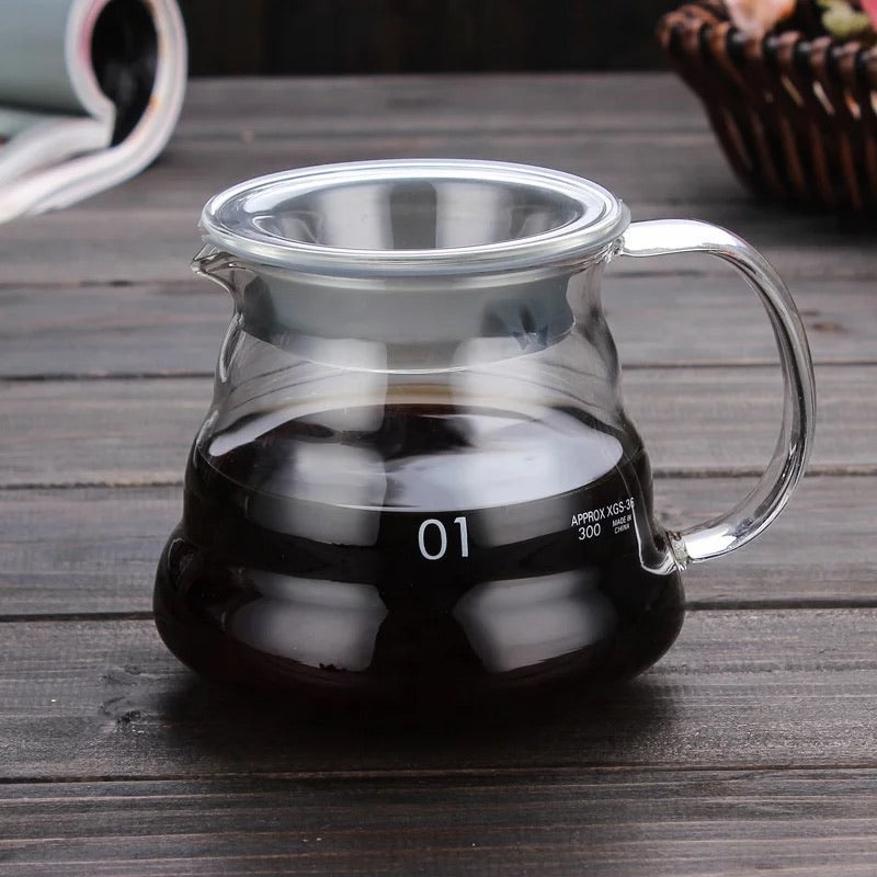 Crop 360ml Glass Coffee Server Pot, Model: 01