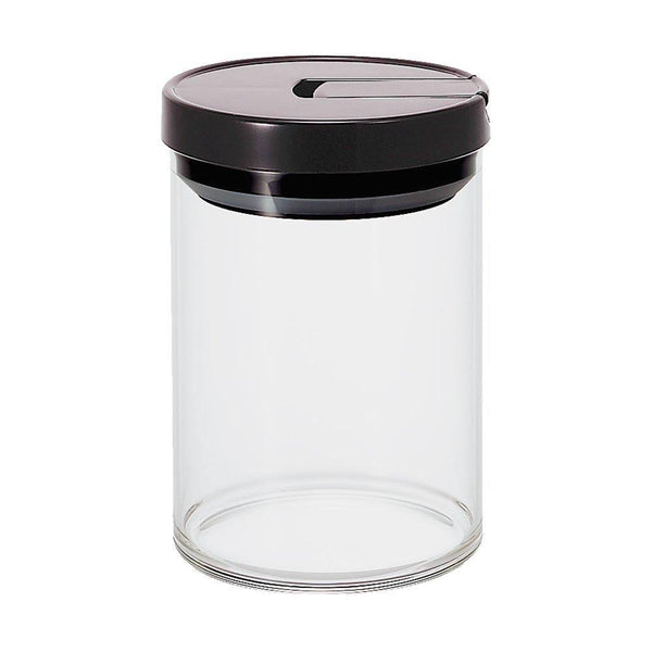 Crop Air Tight Jar for Coffee Storage 500ml Black