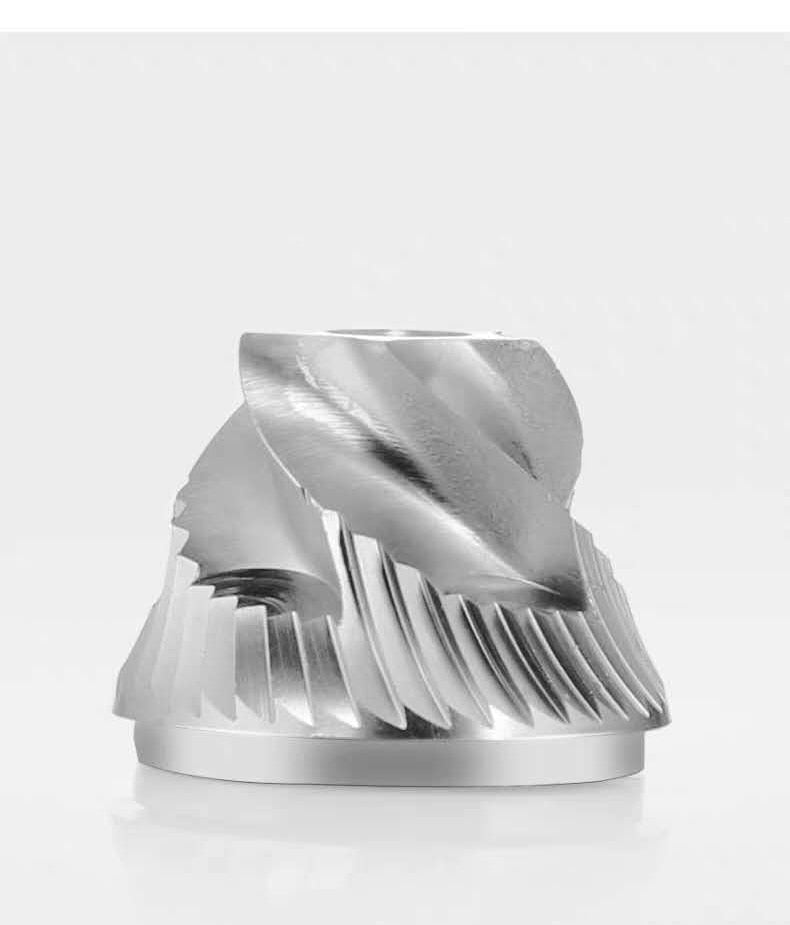 Crop High Quality Manual Coffee Grinder 25g Aluminum, Black