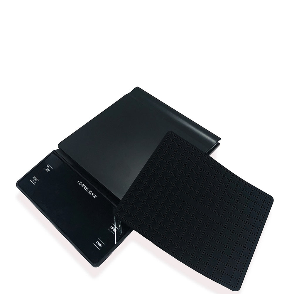 Crop Electronic Coffee Scale with Timer 3kg/0.1g,  High Accuracy Digital