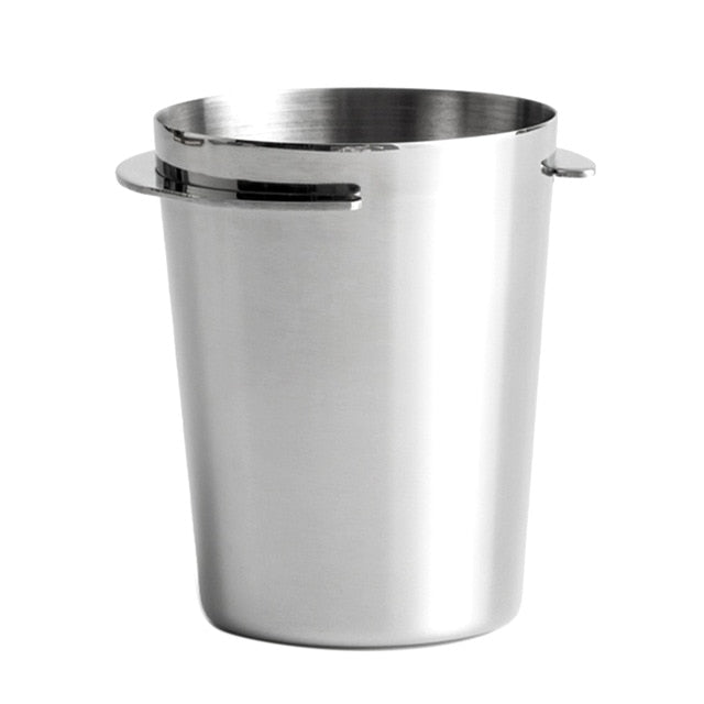 Crop 58mm / 53+51mm Coffee Dosing Cup Stainless Steel Powder Feeder Part for portafilter
