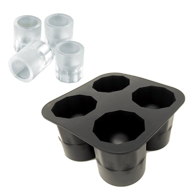 Crop 4 Cup/ 6 Cup Shape Rubber Shooters Ice Cube