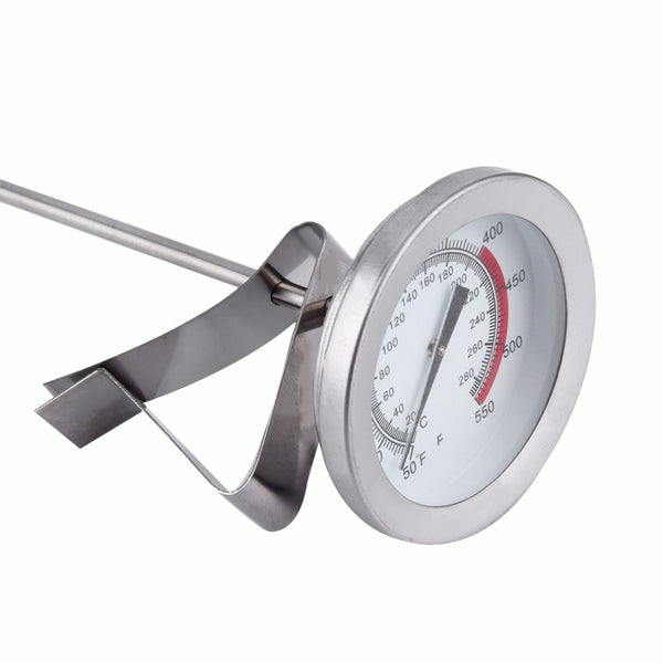 Crop Thermometer with Clip, Stainless Steel Long 30cm