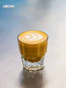 Crop 133ml White Coffee Glass Cup For Cortado