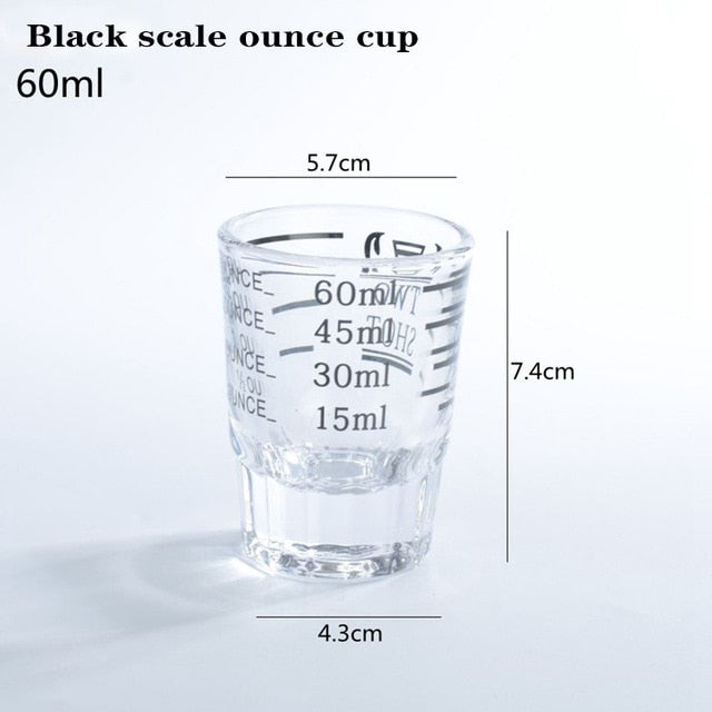 Crop 60ml Glass Measuring Ounce Cup