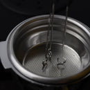 Crop Solid Wood Handle Needle Coffee Powder Distributor