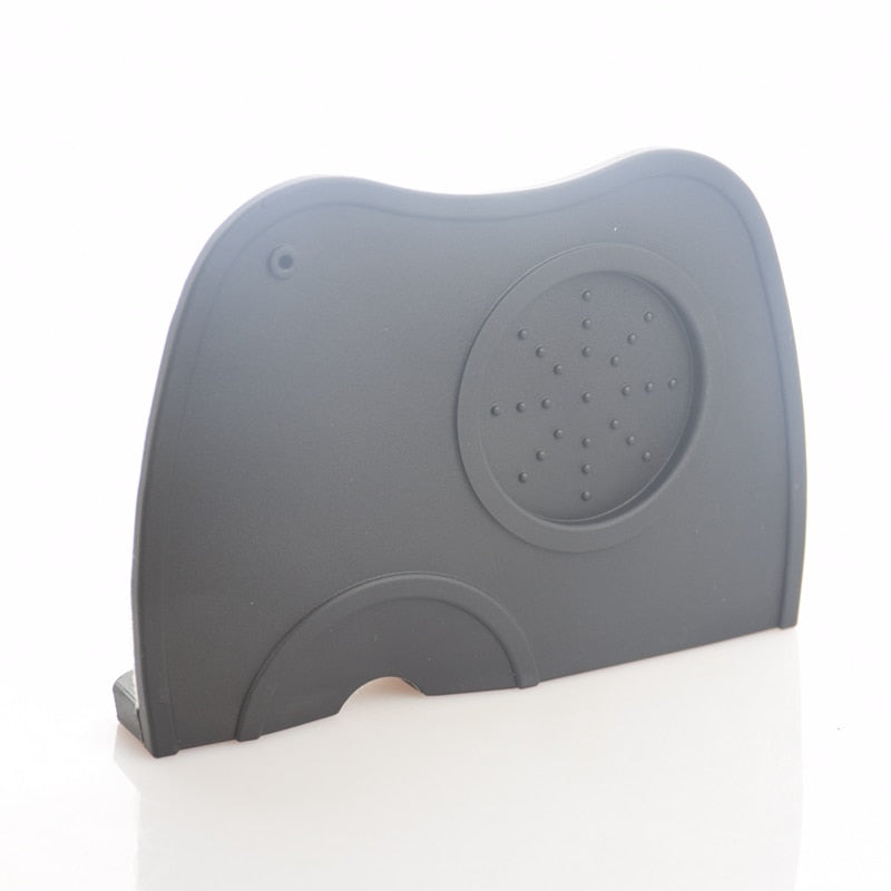 Crop 12.5x17.5cm Silicone Corner Mat, Tamper Mat Coffee