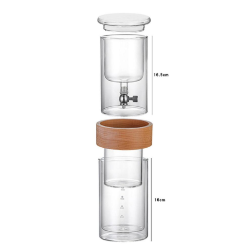 Crop Portable Cold Brew Coffee Maker 500ml